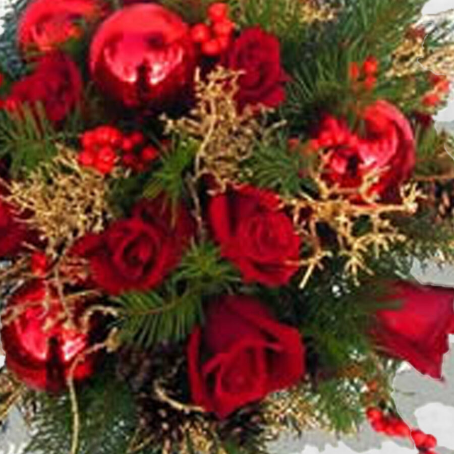 Bouquet Com Motivos NatalÍcios - Floristas, entrega de flores lisboa